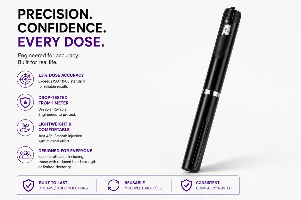Insulin pen device - black
