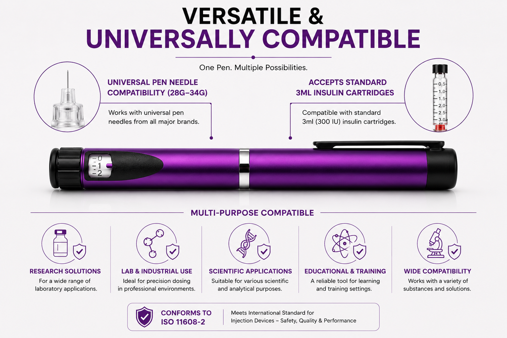 Insulin pen device - Purple