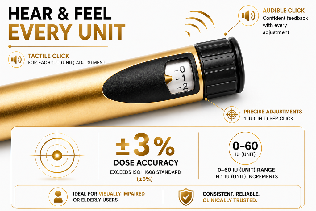 Insulin pen device - gold