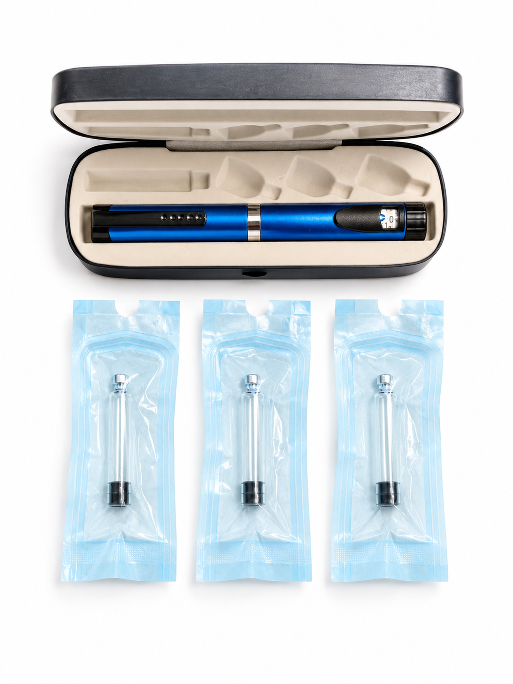 Insulin pen device - Blue