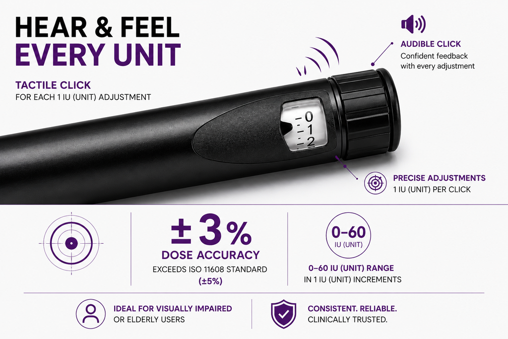 Insulin pen device - black